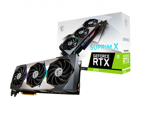 Tarjeta De Video Msi Nvidia Rtx3070 Suprim 8G Lhr 8Gb Gddr6 256-Bit Pci-E 4.0 Rtx 3070 Suprim 8G Lhr