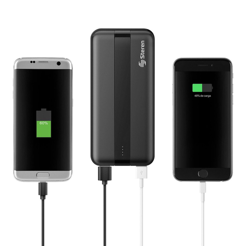 Powerbank Steren Portatil 20.000Mah Usb-C Negro Mov-2000 - Imagen 2