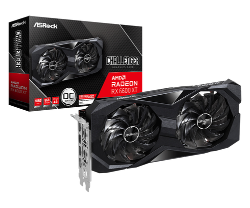 Tarjeta Grafica Asrock Amd Radeon Rx6600Xt-Cld-8Go Challenger 8Gb Gddr6 Oc 1X Hdmi 3X Displayport