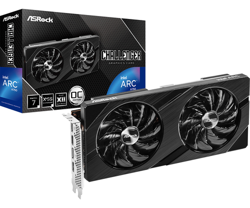 Tarjeta Gráfica Asrock Intel Arc A760 Challenger D Oc 8Gb Gddr6 Hdmi Dp Pci-E 90-Ga3Hzz-00Uanf
