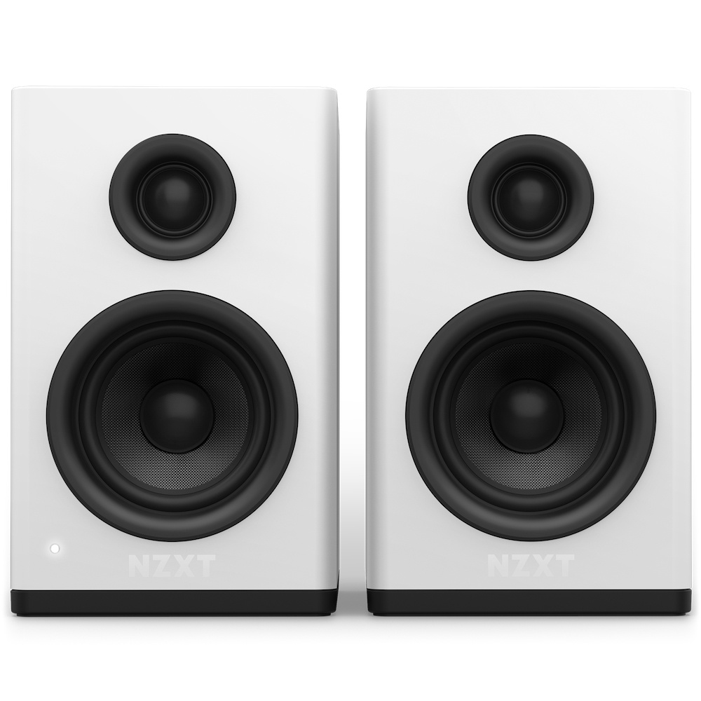 NZXT Bocina AP-SPKW2-US, 2 Vias, Alámbrico, 80W RMS, 3.5mm/RCA, Blanco - Imagen 3