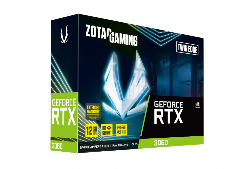Tarjeta de Video Zotac NVIDIA GeForce RTX 3060 Gaming Twin Edge, 12GB 192-bit GDDR6, PCI Express x16 4.0
