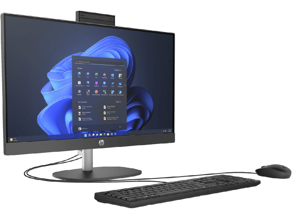 AIO HP 240 G10 CORE I3 N300 256GB 8GB 23.8" NEGRO W11H