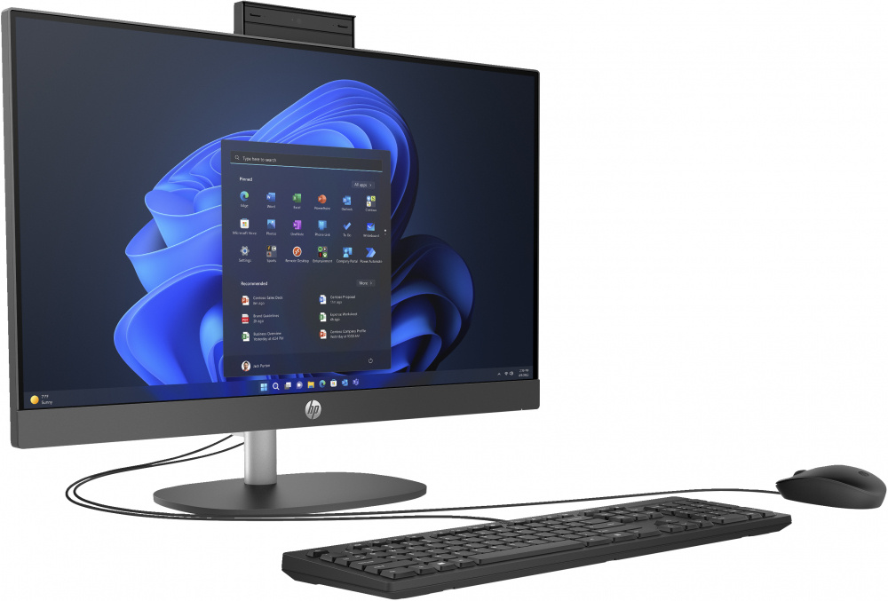 AIO HP PRO ONE RYZEN 7 7730U 512GB SSD 8GB DDR4 23.8" NEGRO W11H - Imagen 4
