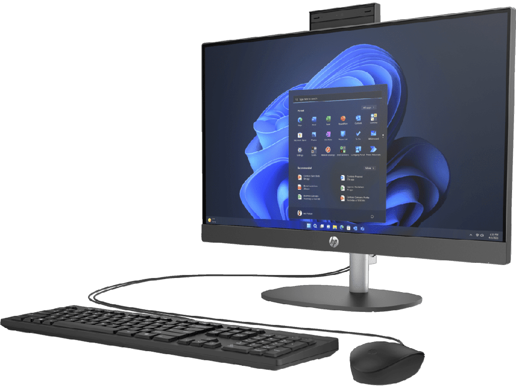 AIO HP 240 G10 CORE I3 N300 256GB 8GB 23.8" NEGRO W11H - Imagen 2