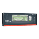 KIT 2 EN 1 USB BALAM RUSH SQUAD CONQUEST KG515 BLANCO TECLADO 85% + MOUSE