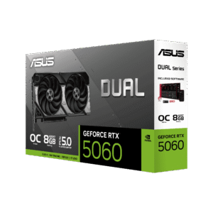 ASUS NVIDIA GeForce RTX 5060 DUAL-RTX5060-O8G, 8GB 128-bit GDDR7, PCI Express 5.0